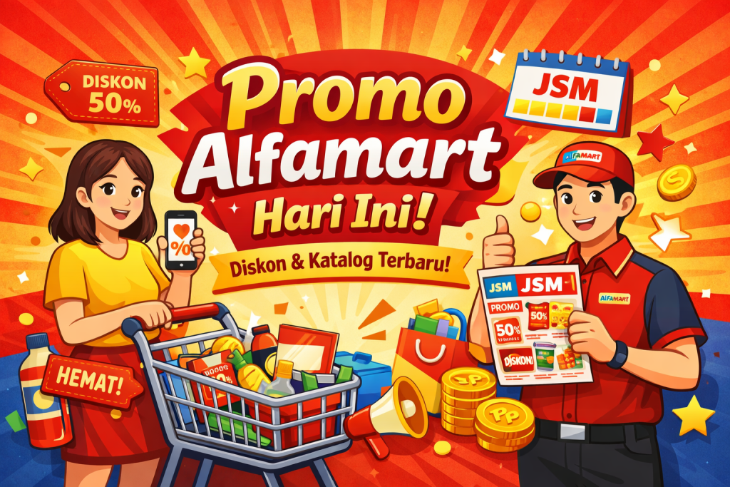 Promo alfamart hari ini, potongan harga dan promo JSM di bulan februari