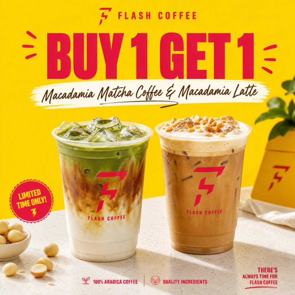 flash coffee buy 1 get 1