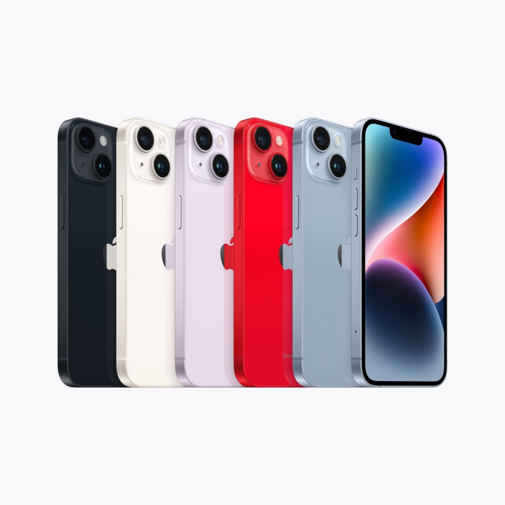 Tampilan semua warna iPhone 14