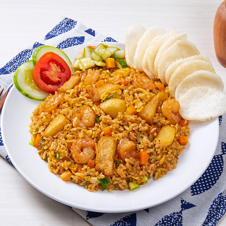 Picture of Nasi Goreng Seafood for a reference
