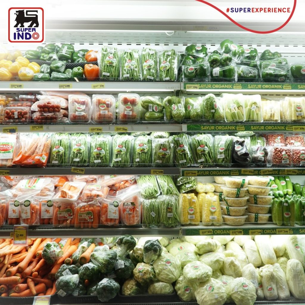 Pilihan bahan makanan segar di Superindo untuk menu sahur