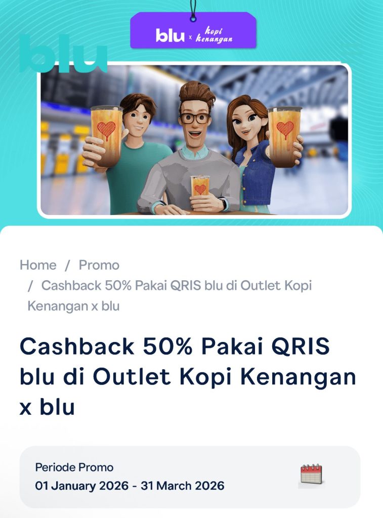 Promo Kopi Kenangan x Blue BCA