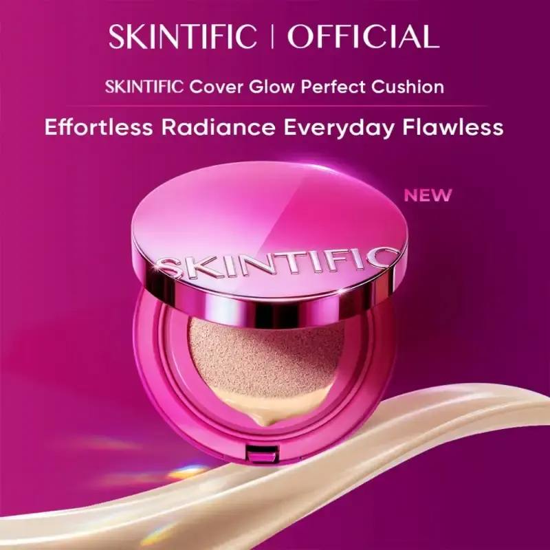 Skintific Cover Glow Perfect Pink Cushion