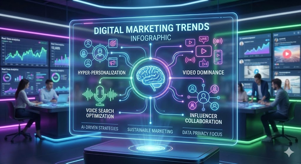Tren digital marketing AI 2025