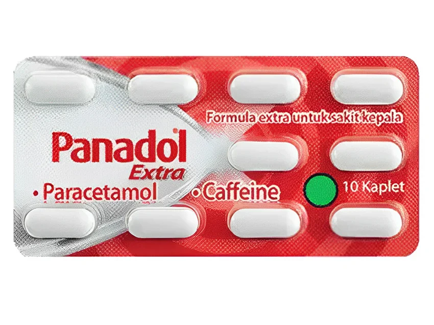 obat panadol extra warna merah